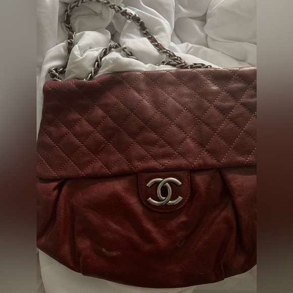 CHANEL Handbags - Chanel large Elastic CC Flap Bag